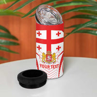 Custom Georgia Football 4 in 1 Can Cooler Tumbler Come On Georgian