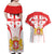Custom Georgia Football Couples Matching Off Shoulder Maxi Dress and Hawaiian Shirt Come On Georgian