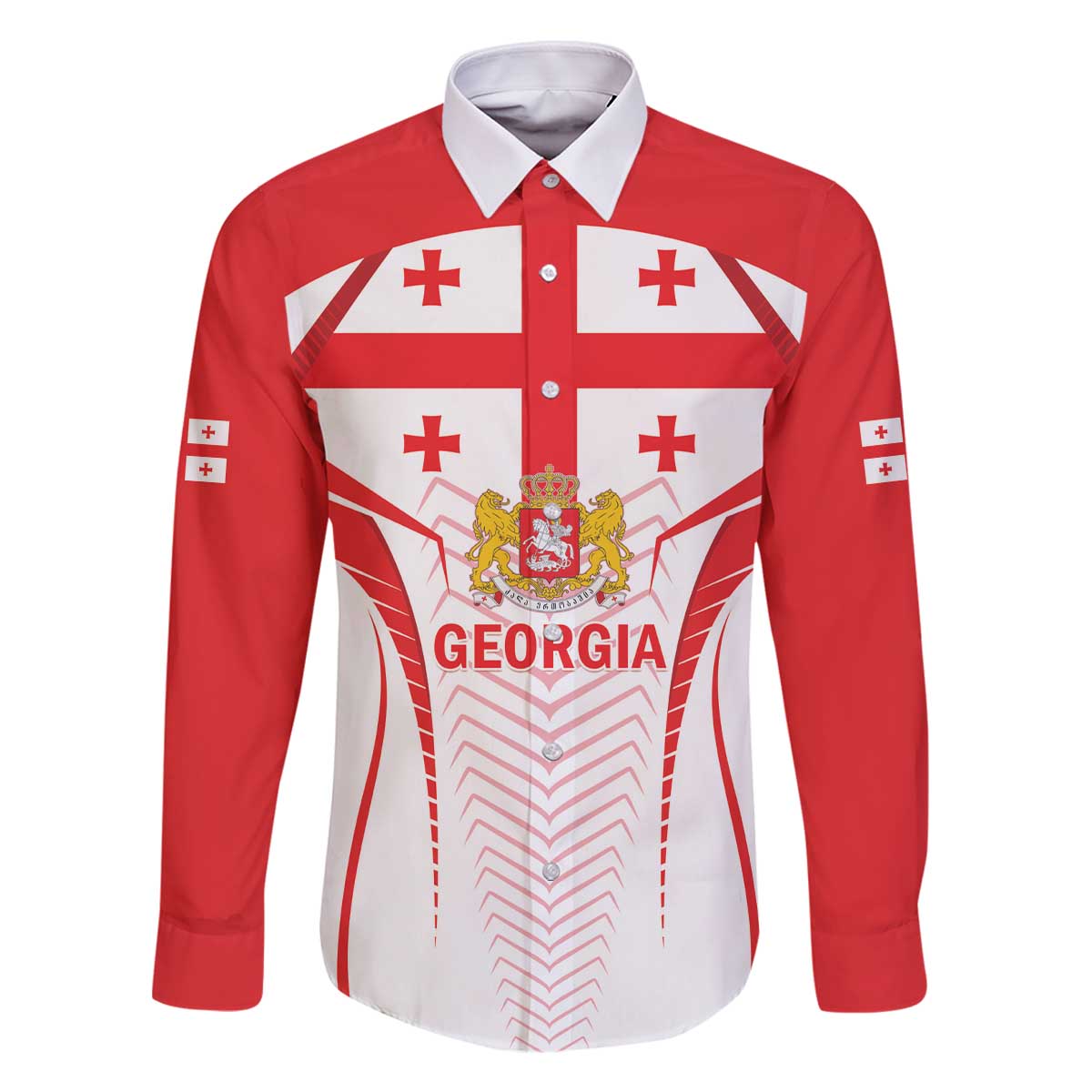 Custom Georgia Football Family Matching Off The Shoulder Long Sleeve Dress and Hawaiian Shirt Come On Georgian