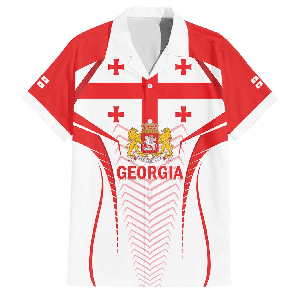 Custom Georgia Football Family Matching Off Shoulder Short Dress and Hawaiian Shirt Come On Georgian