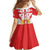 Custom Georgia Football Family Matching Short Sleeve Bodycon Dress and Hawaiian Shirt Come On Georgian