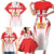 Custom Georgia Football Family Matching Short Sleeve Bodycon Dress and Hawaiian Shirt Come On Georgian