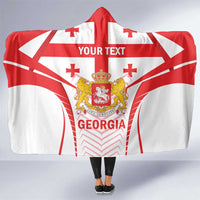Custom Georgia Football Hooded Blanket Come On Georgian
