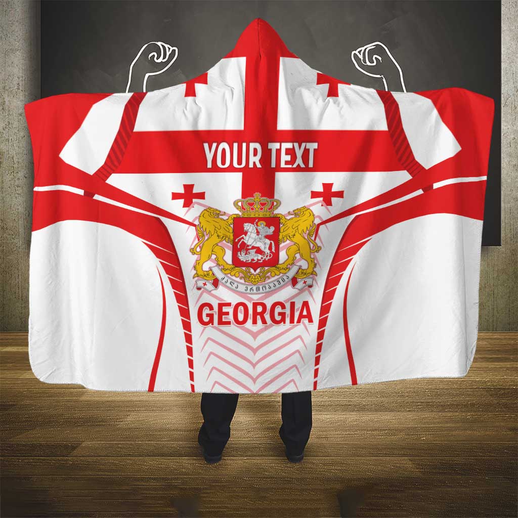 Custom Georgia Football Hooded Blanket Come On Georgian