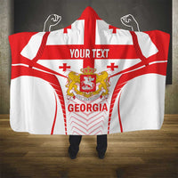 Custom Georgia Football Hooded Blanket Come On Georgian