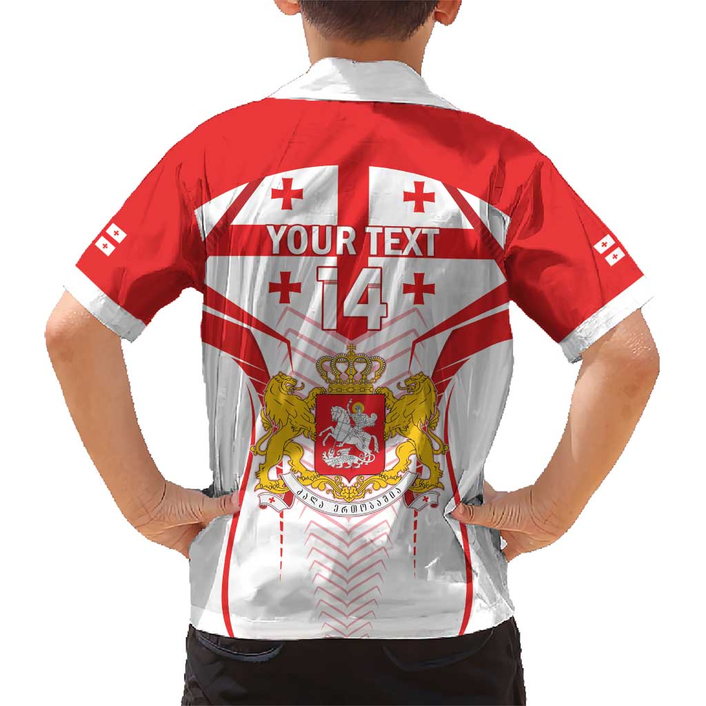 Custom Georgia Football Kid Hawaiian Shirt Come On Georgian