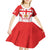 Custom Georgia Football Kid Short Sleeve Dress Come On Georgian