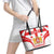 Custom Georgia Football Leather Tote Bag Come On Georgian