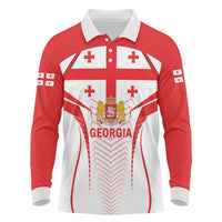 Custom Georgia Football Long Sleeve Polo Shirt Come On Georgian