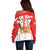 Custom Georgia Football Off Shoulder Sweater Come On Georgian