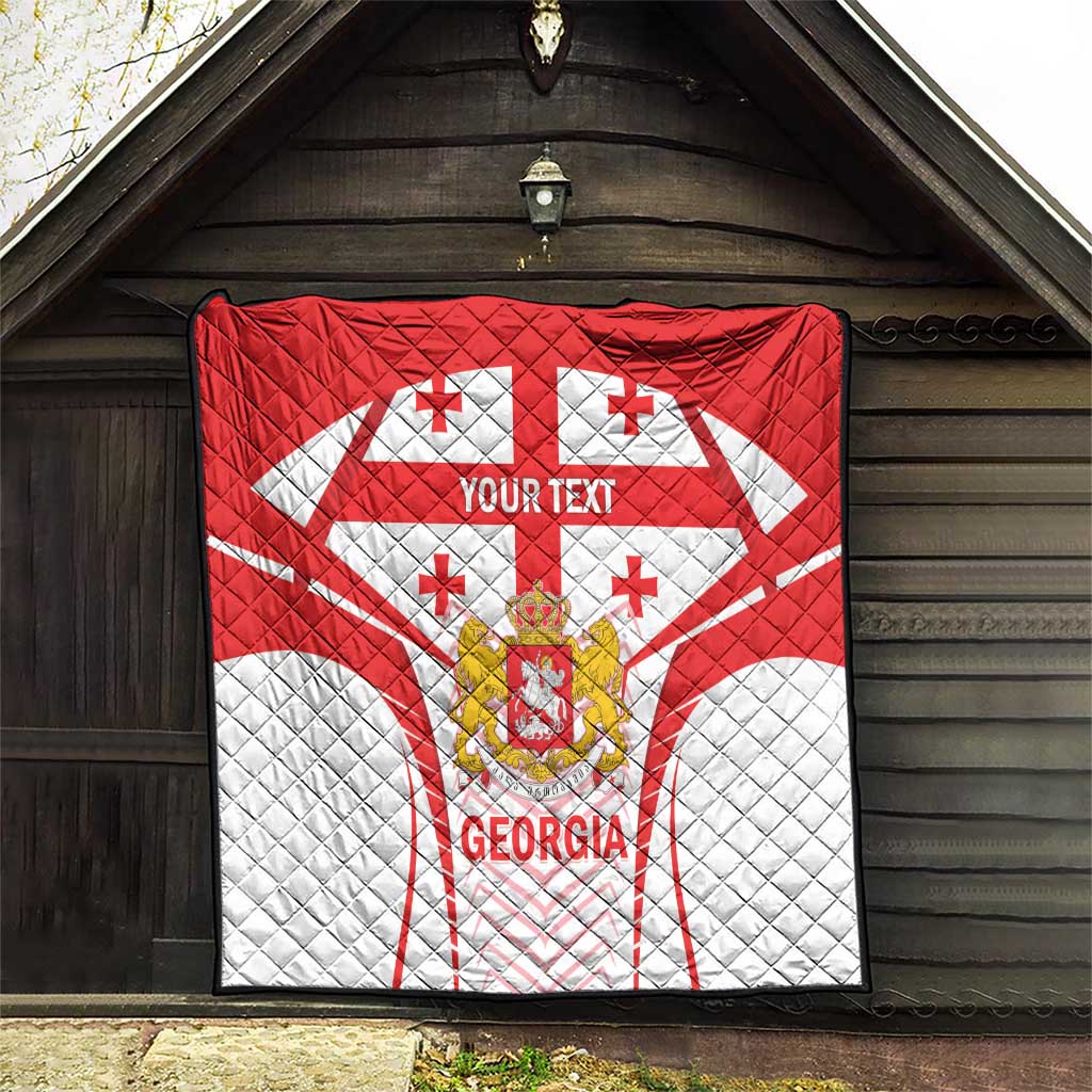 Custom Georgia Football Quilt Come On Georgian