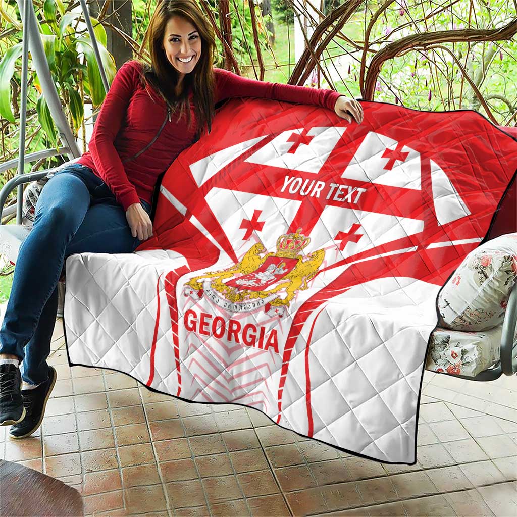 Custom Georgia Football Quilt Come On Georgian