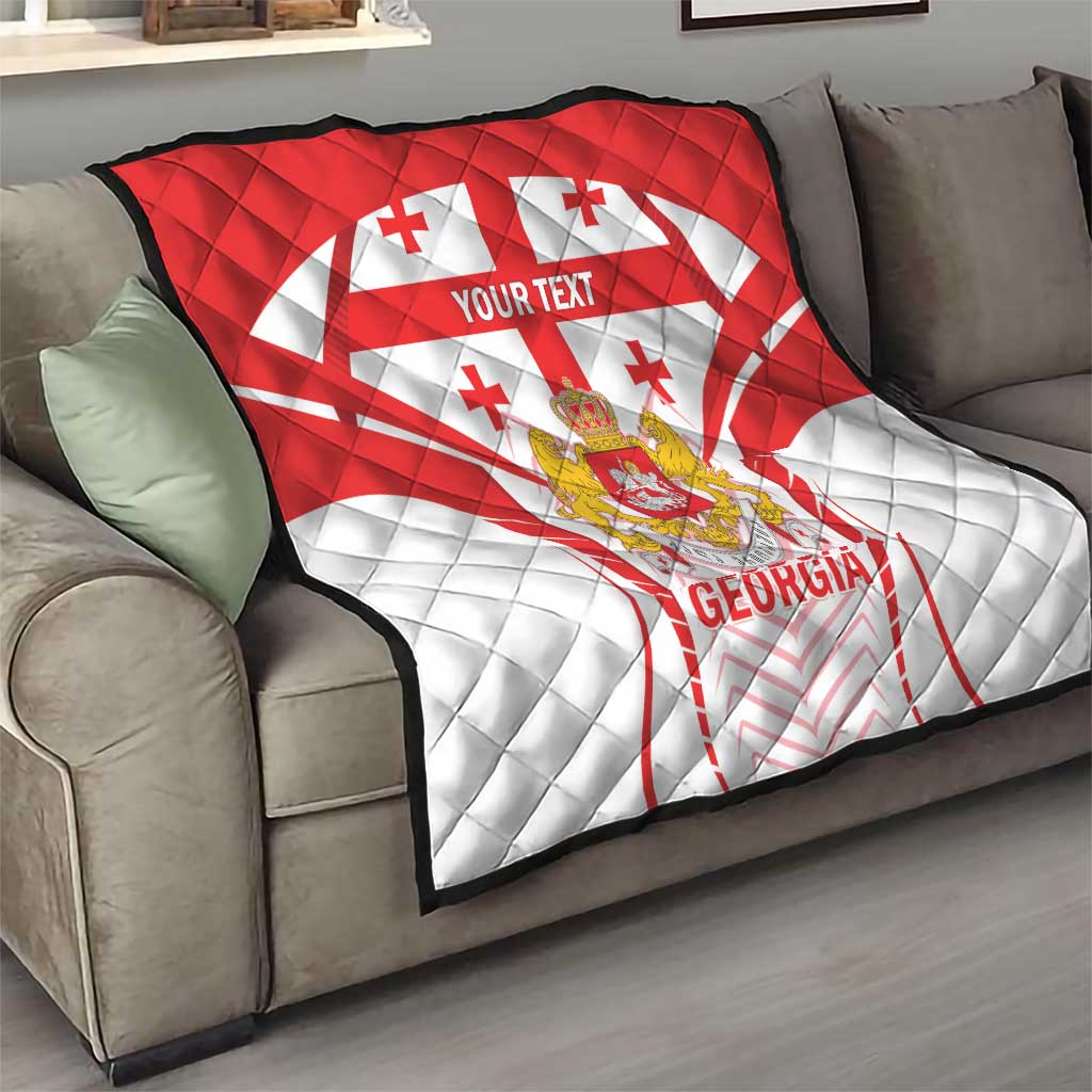 Custom Georgia Football Quilt Come On Georgian
