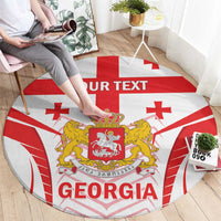 Custom Georgia Football Round Carpet Come On Georgian
