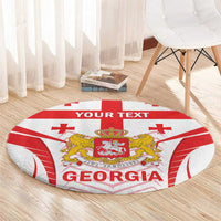Custom Georgia Football Round Carpet Come On Georgian