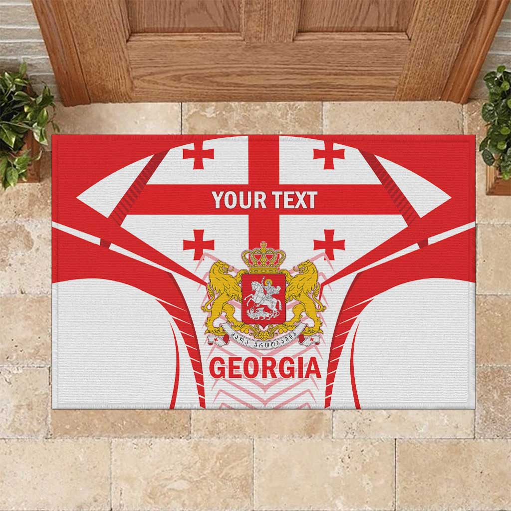 Custom Georgia Football Rubber Doormat Come On Georgian