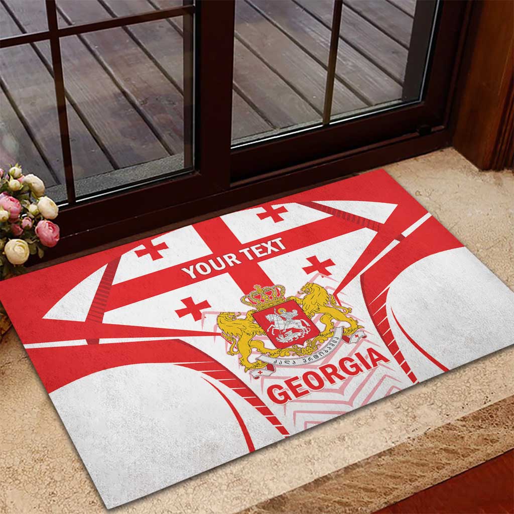 Custom Georgia Football Rubber Doormat Come On Georgian