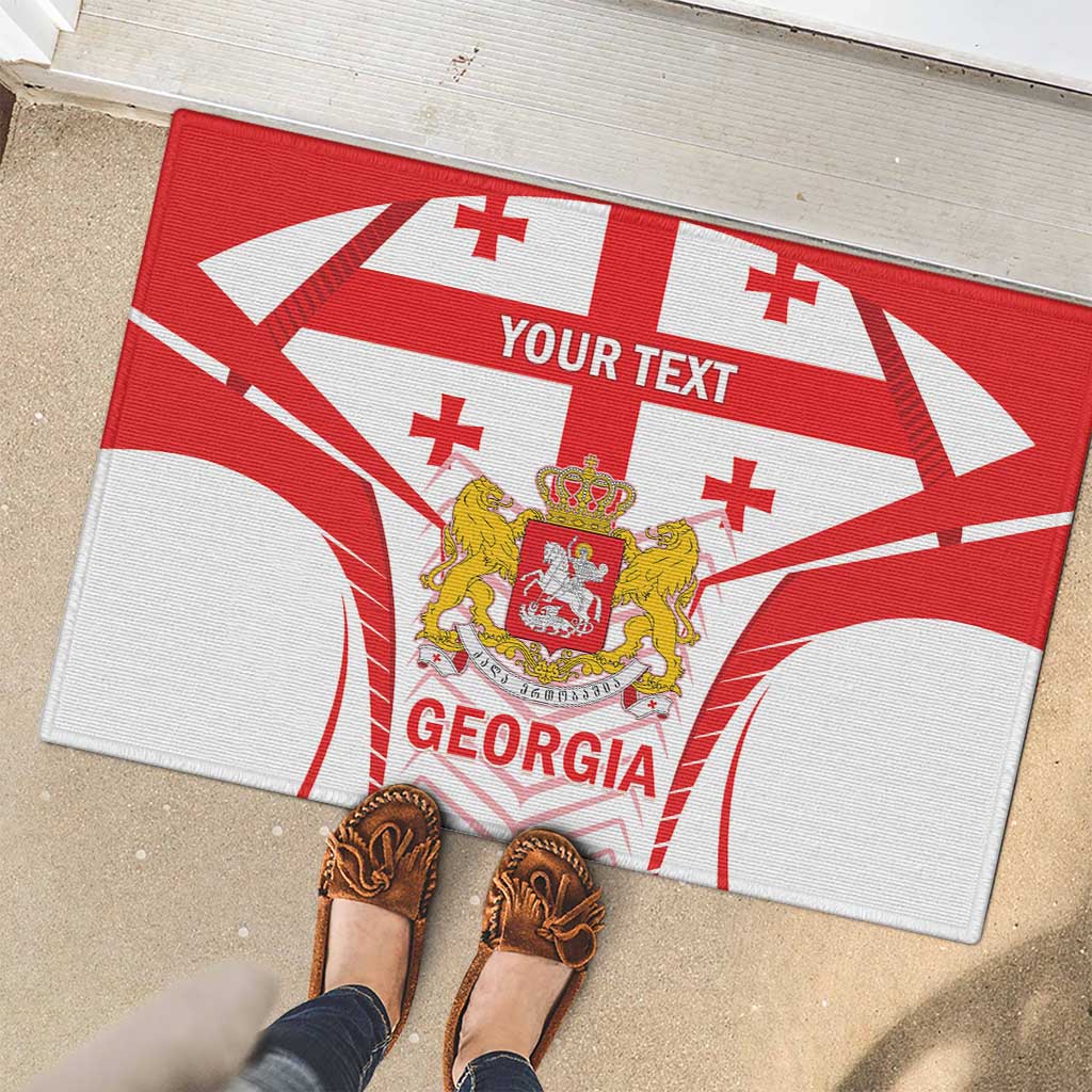 Custom Georgia Football Rubber Doormat Come On Georgian