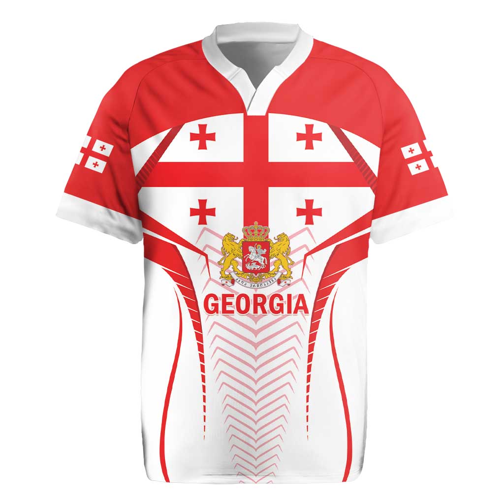 Custom Georgia Football Rugby Jersey Come On Georgian