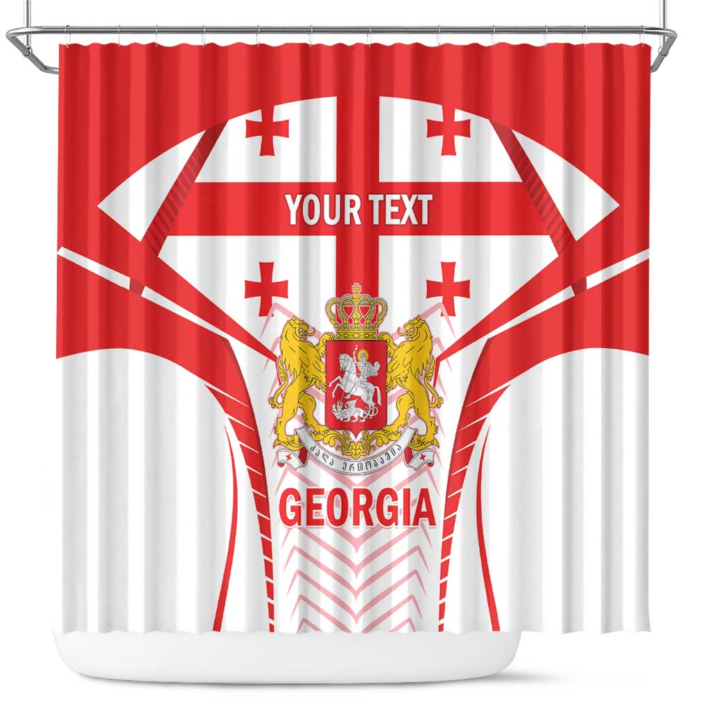 Custom Georgia Football Shower Curtain Come On Georgian