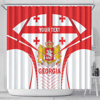Custom Georgia Football Shower Curtain Come On Georgian