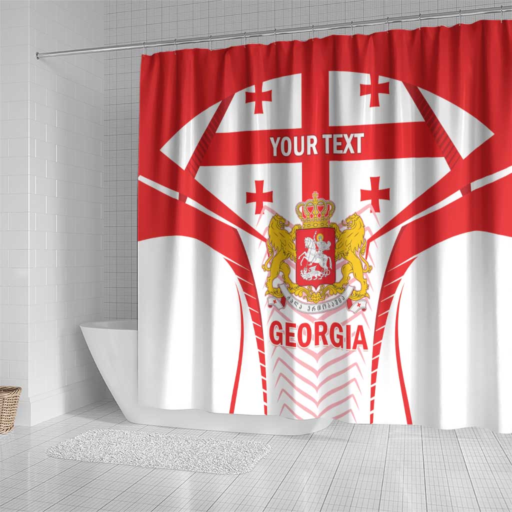 Custom Georgia Football Shower Curtain Come On Georgian