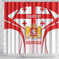 Custom Georgia Football Shower Curtain Come On Georgian