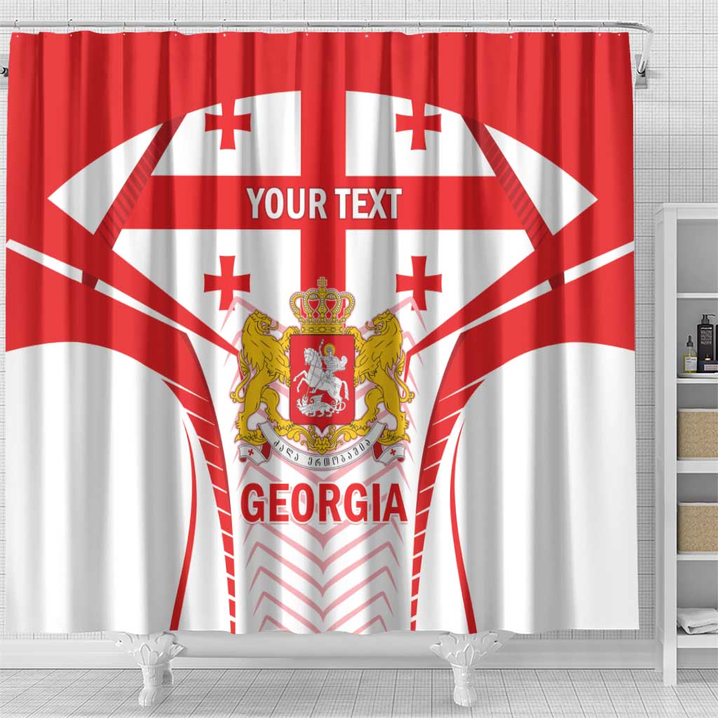 Custom Georgia Football Shower Curtain Come On Georgian