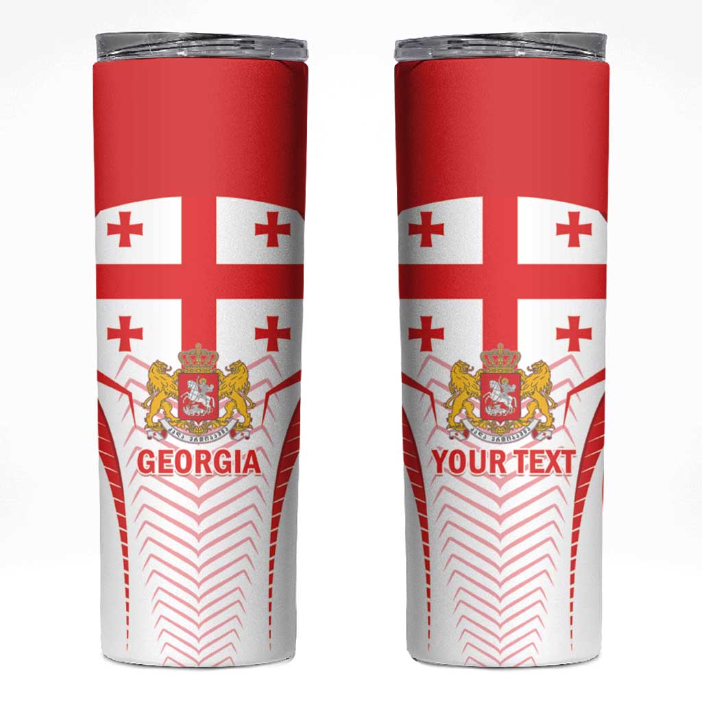 Custom Georgia Football Skinny Tumbler Come On Georgian