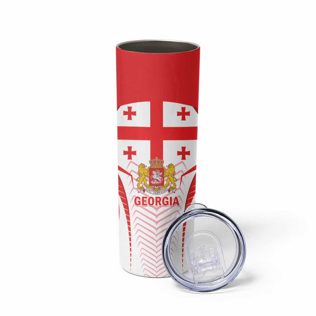 Custom Georgia Football Skinny Tumbler Come On Georgian