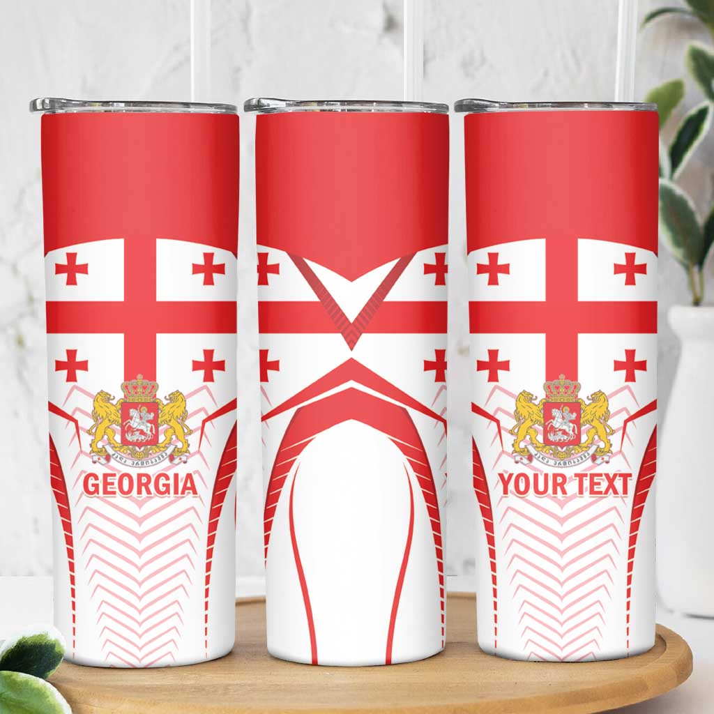 Custom Georgia Football Skinny Tumbler Come On Georgian