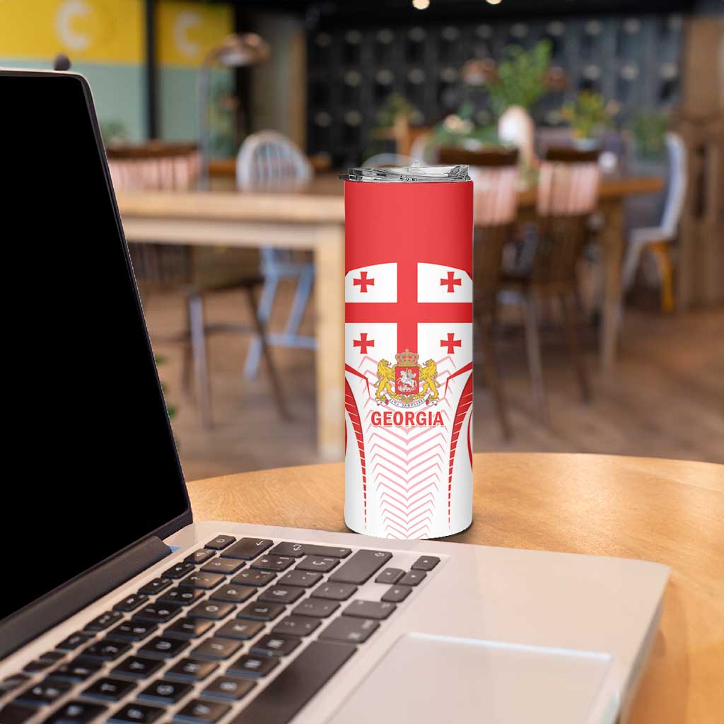Custom Georgia Football Skinny Tumbler Come On Georgian