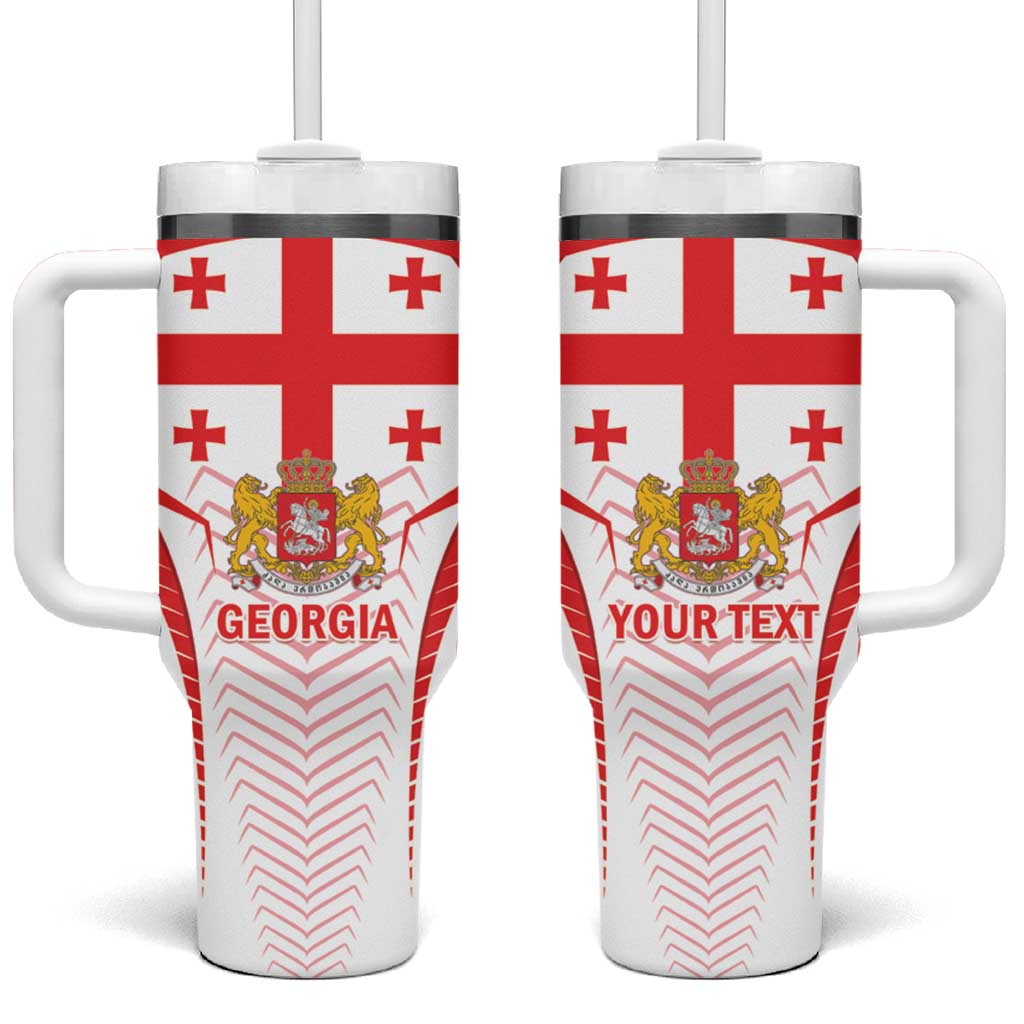 Custom Georgia Football Tumbler With Handle Come On Georgian