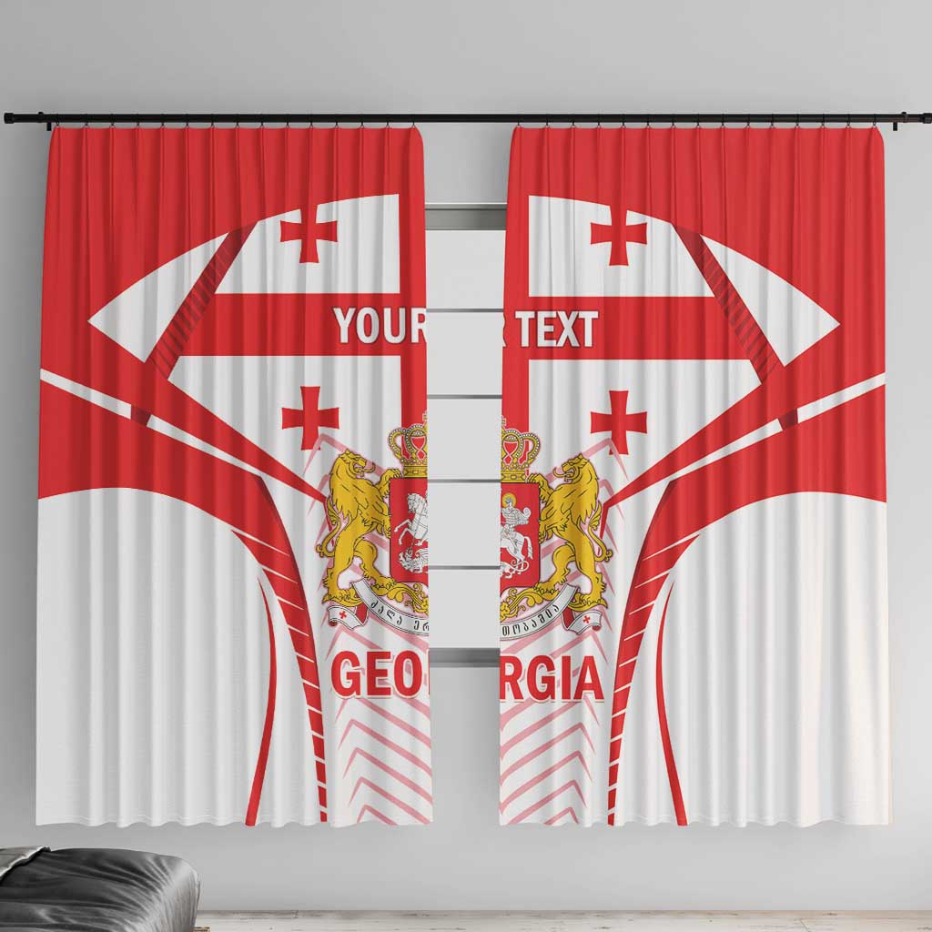 Custom Georgia Football Window Curtain Come On Georgian