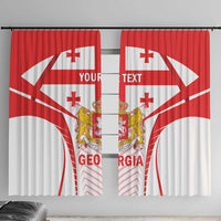 Custom Georgia Football Window Curtain Come On Georgian