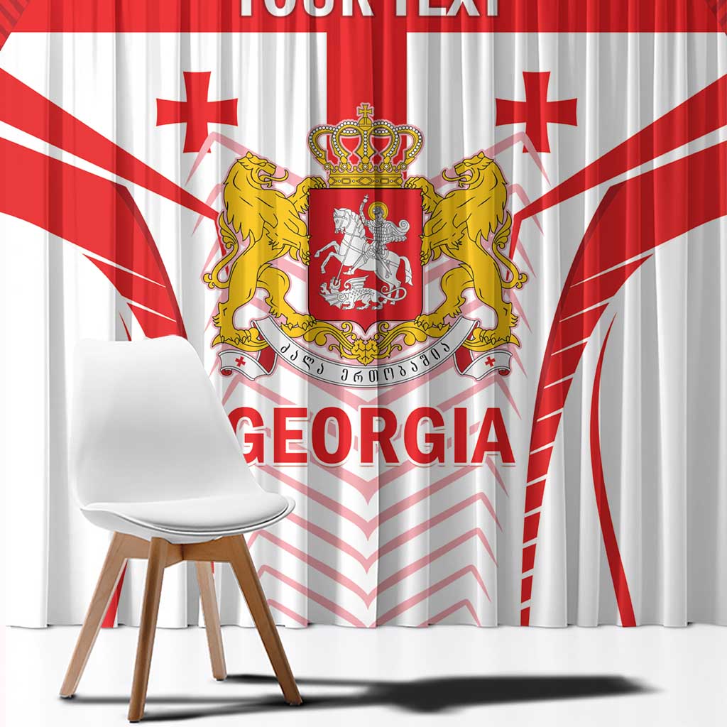 Custom Georgia Football Window Curtain Come On Georgian