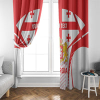 Custom Georgia Football Window Curtain Come On Georgian