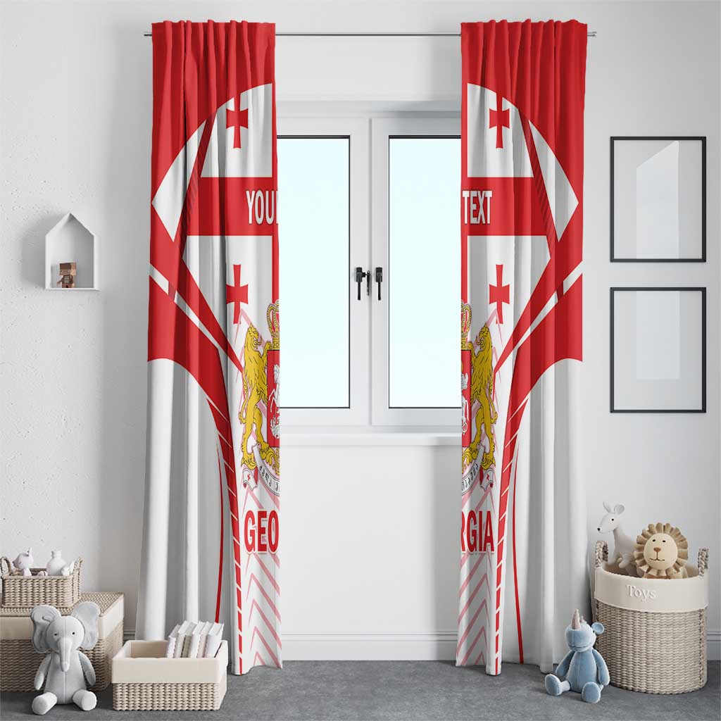 Custom Georgia Football Window Curtain Come On Georgian