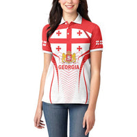 Custom Georgia Football Women Polo Shirt Come On Georgian