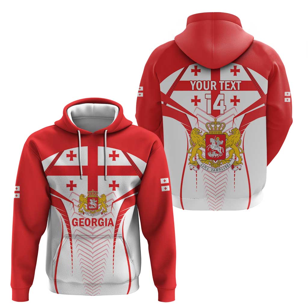 Custom Georgia Football Zip Hoodie Come On Georgian