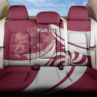 Custom Georgia Rugby Back Car Seat Cover Go Borjgalosnebi