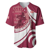 Custom Georgia Rugby Baseball Jersey Go Borjgalosnebi