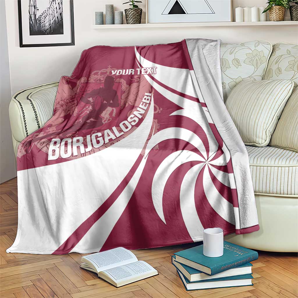 Custom Georgia Rugby Blanket Go Borjgalosnebi