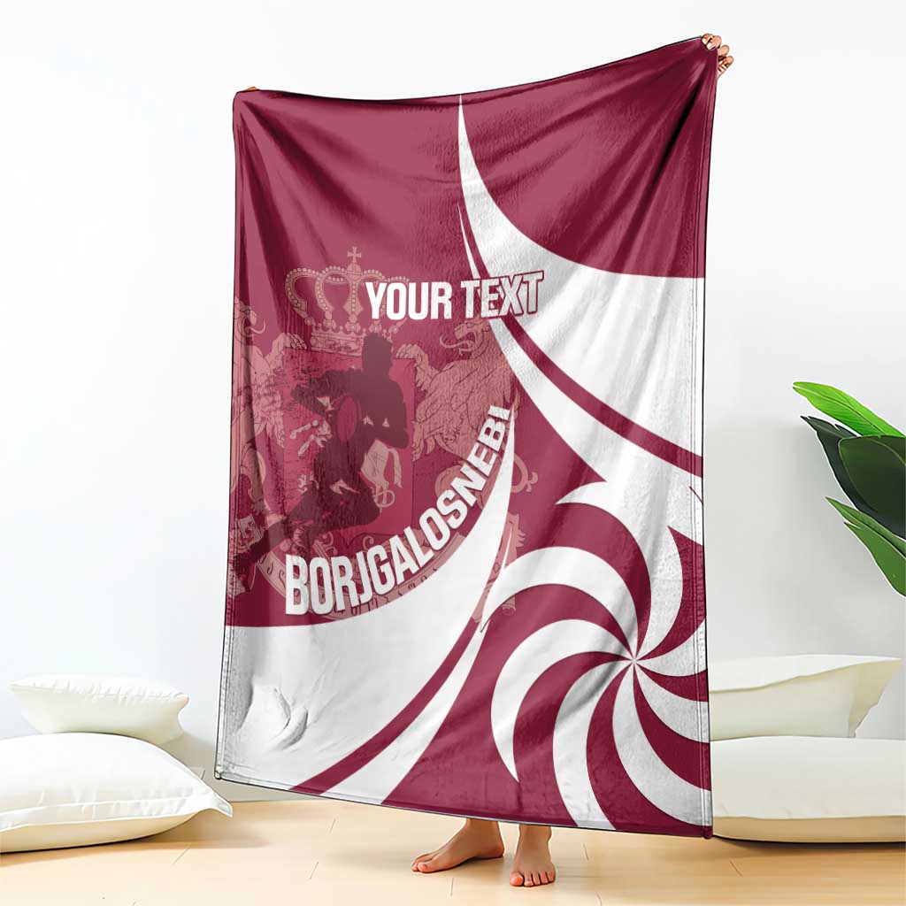 Custom Georgia Rugby Blanket Go Borjgalosnebi