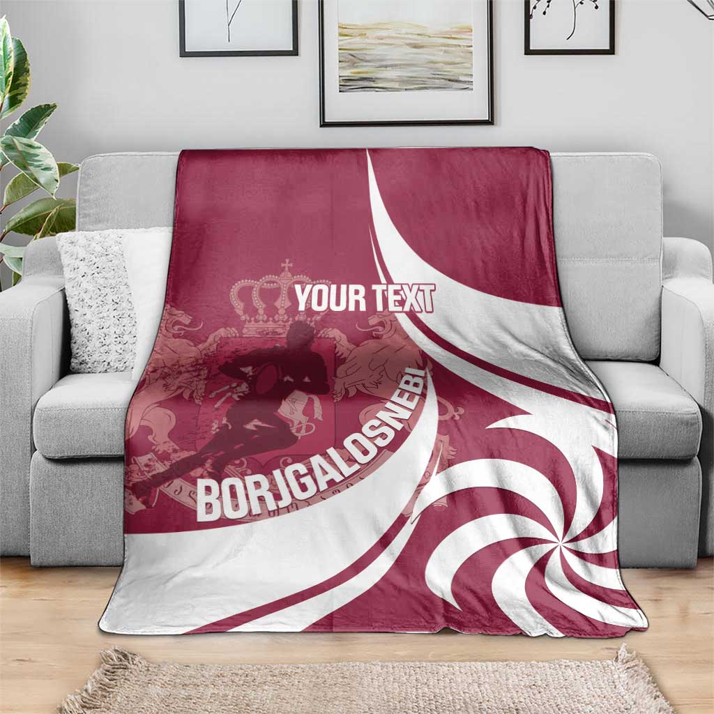 Custom Georgia Rugby Blanket Go Borjgalosnebi