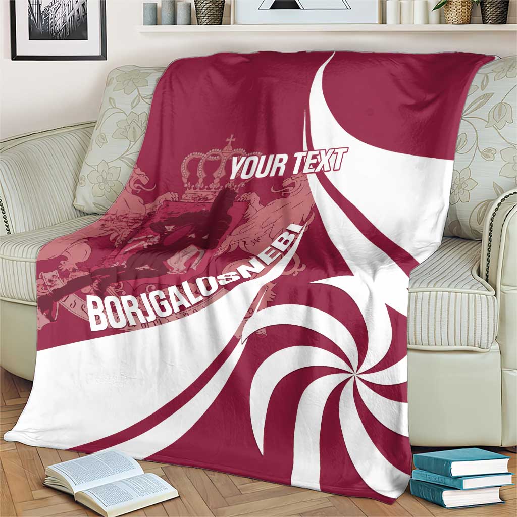 Custom Georgia Rugby Blanket Go Borjgalosnebi