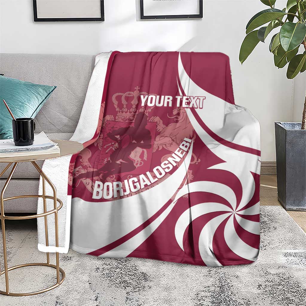 Custom Georgia Rugby Blanket Go Borjgalosnebi
