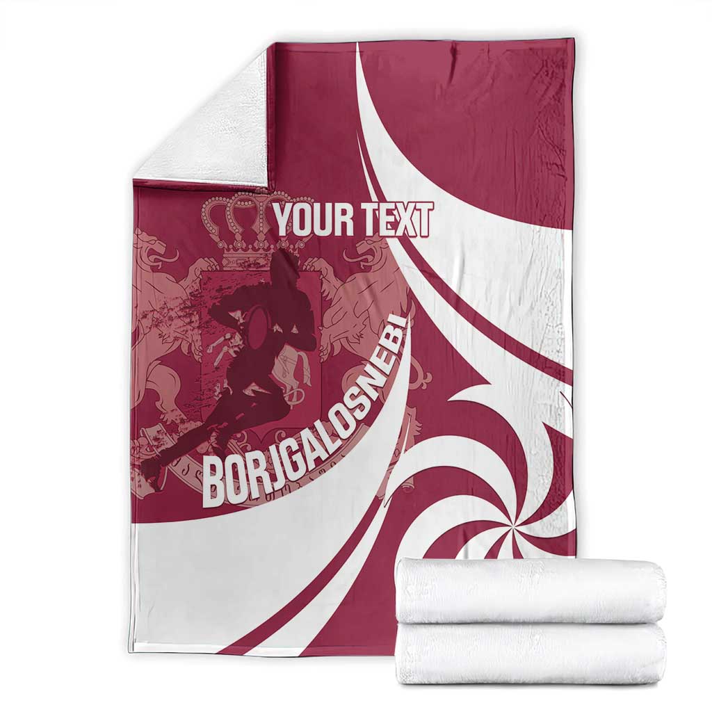 Custom Georgia Rugby Blanket Go Borjgalosnebi