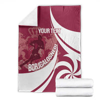 Custom Georgia Rugby Blanket Go Borjgalosnebi