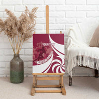 Custom Georgia Rugby Canvas Wall Art Go Borjgalosnebi